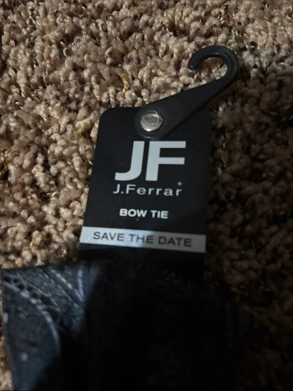 J Ferrari Black Bow Tie NWT
